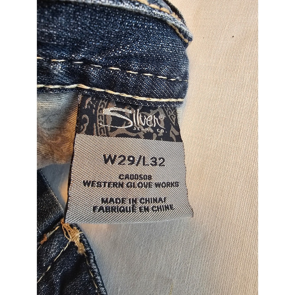 Silver Jeans Co Konrad Bootcut Jeans Medium Wash W29‎ L32 - Picture 9 of 13